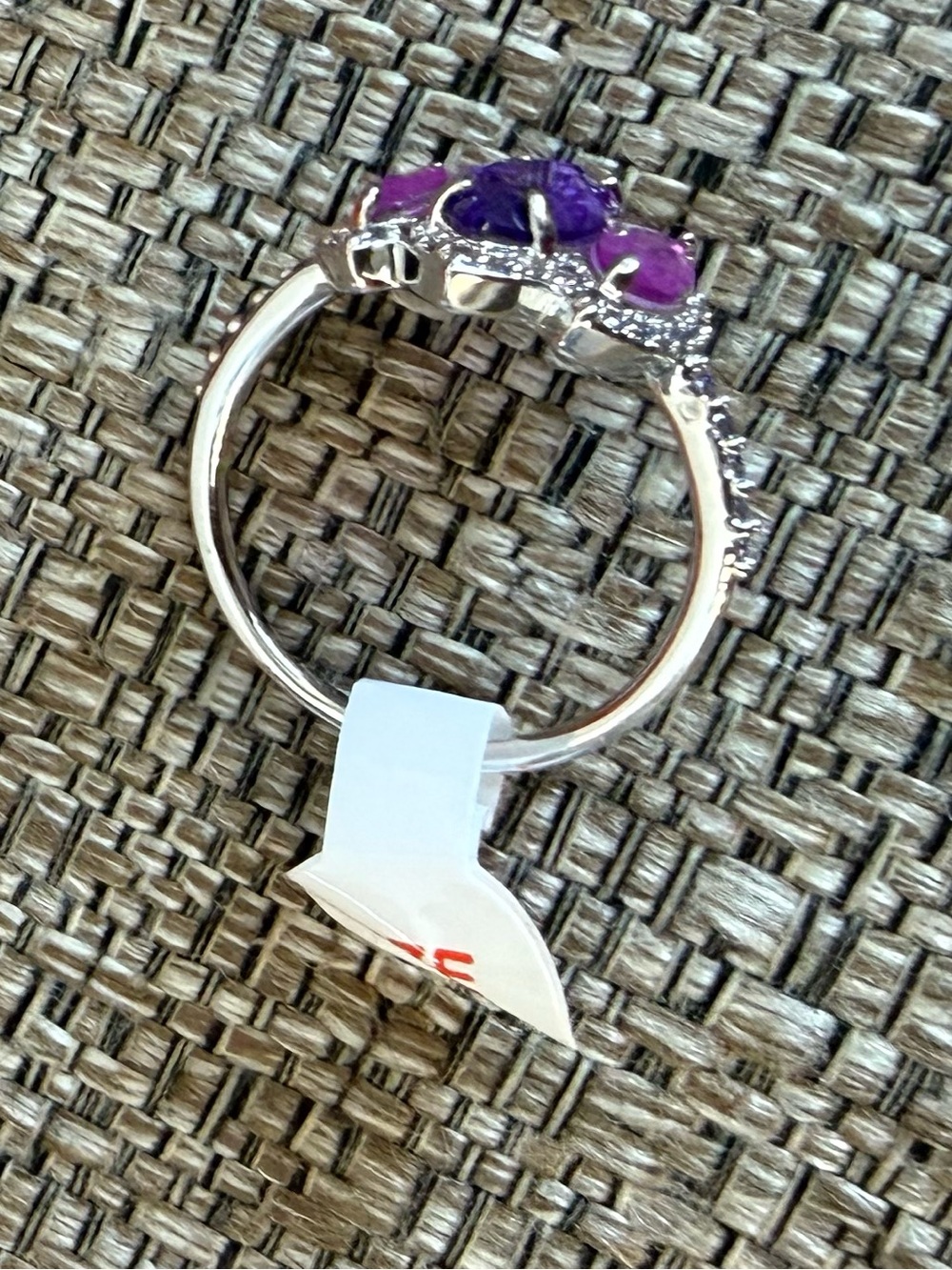 ❣️🆕Bomb Party Blissful Blessings Amethyst Fused with Genuine Quartz Ring❣️ - Picture 4 of 5